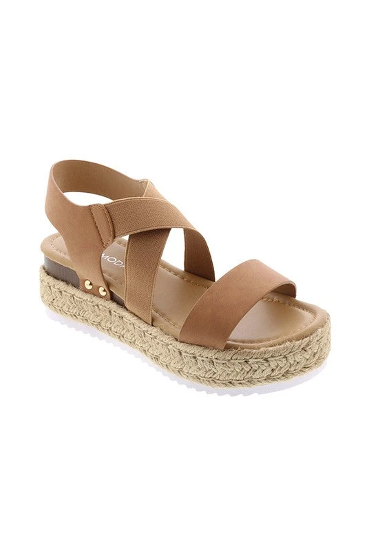 Wedge Sandal - TAN