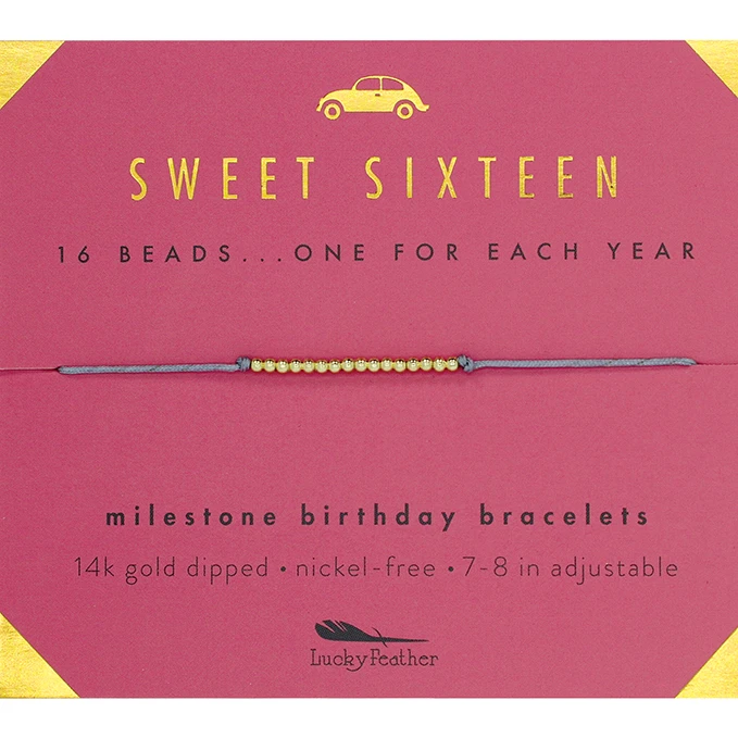 Sentiments Bracelet - Sweet Sixteen