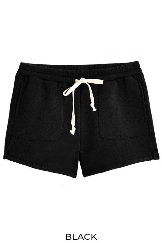 Sweat Short-BLACK