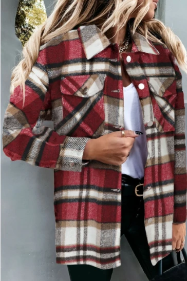 Adventuresome Shacket - Red