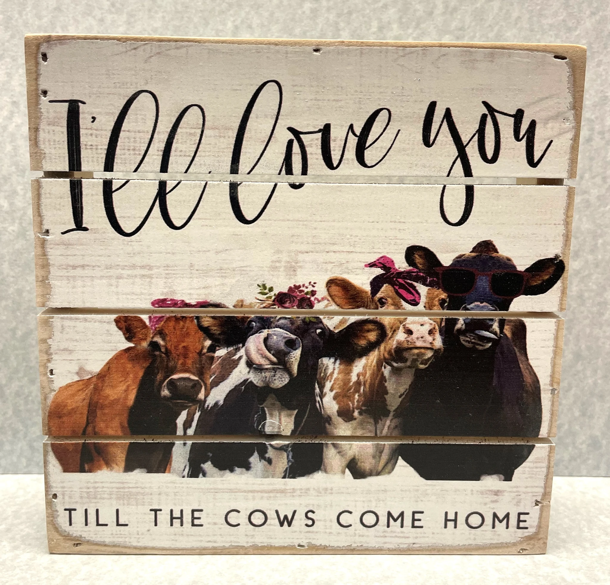 Cows Come Home Plaque