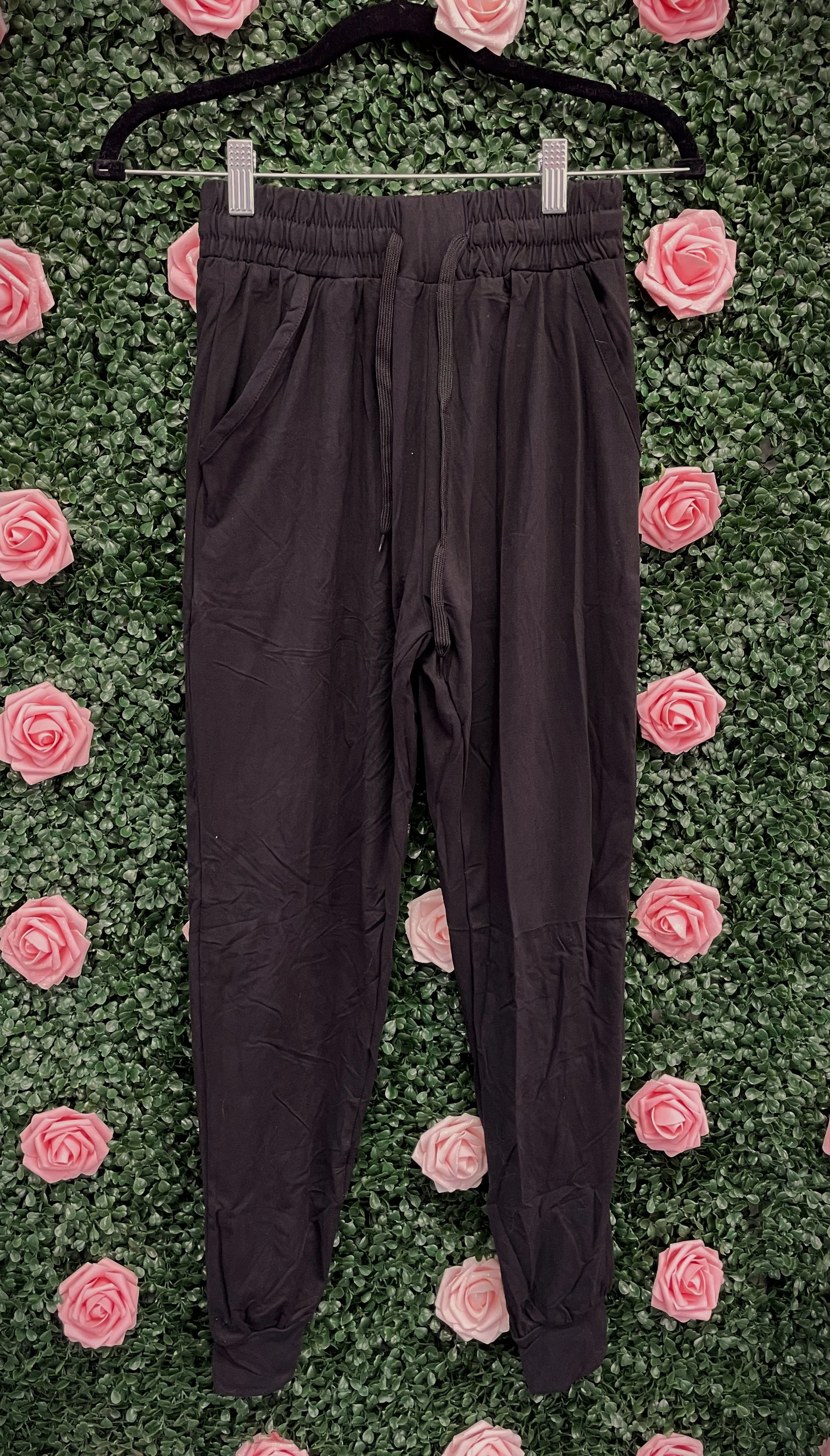Lounge Joggers - BLACK