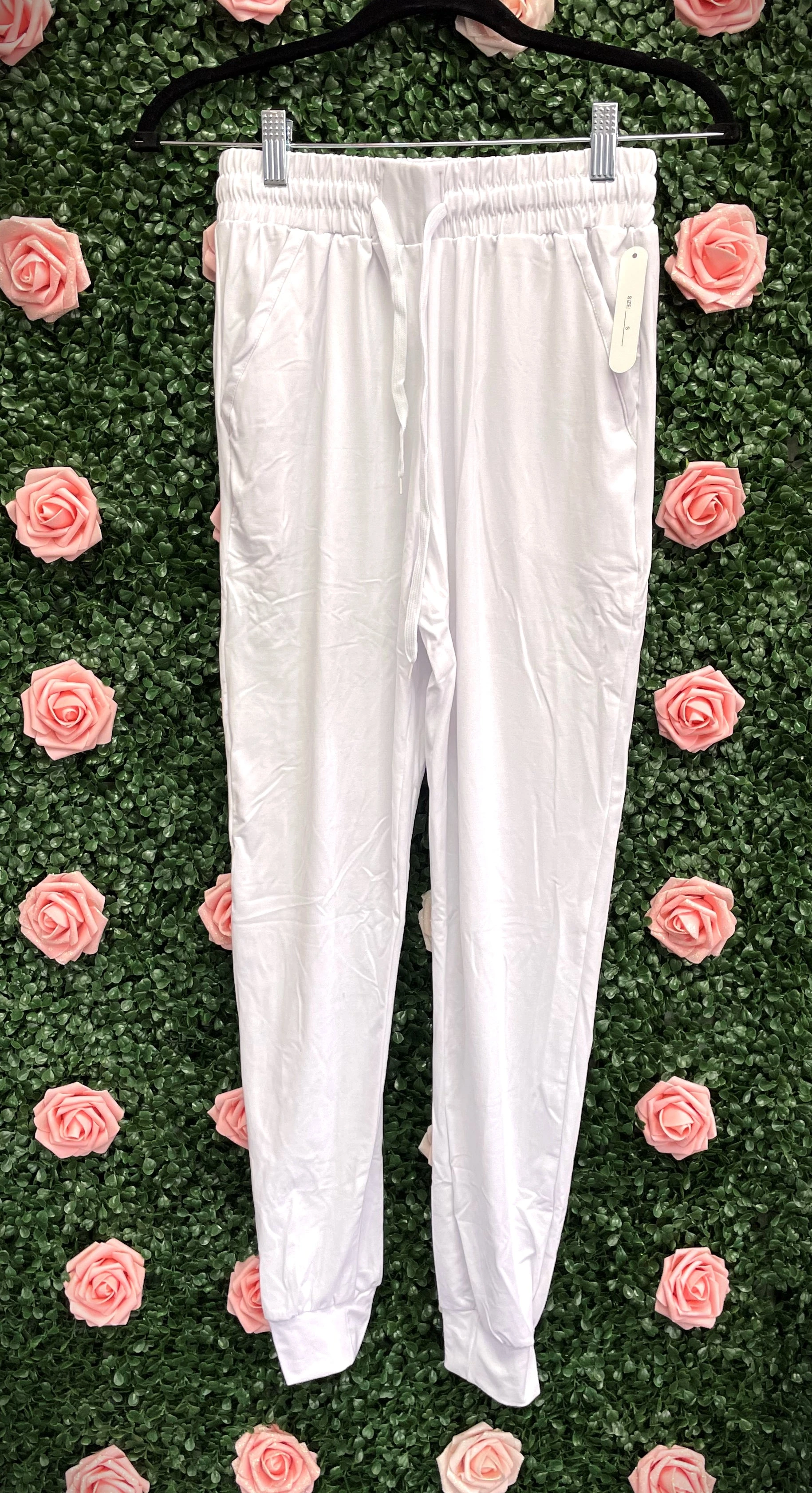 Lounge Joggers - WHITE