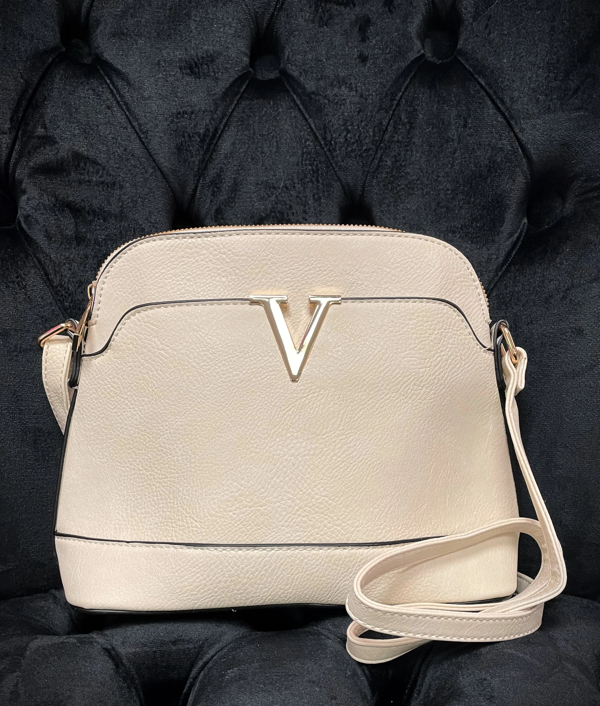 V Crossbody Purse