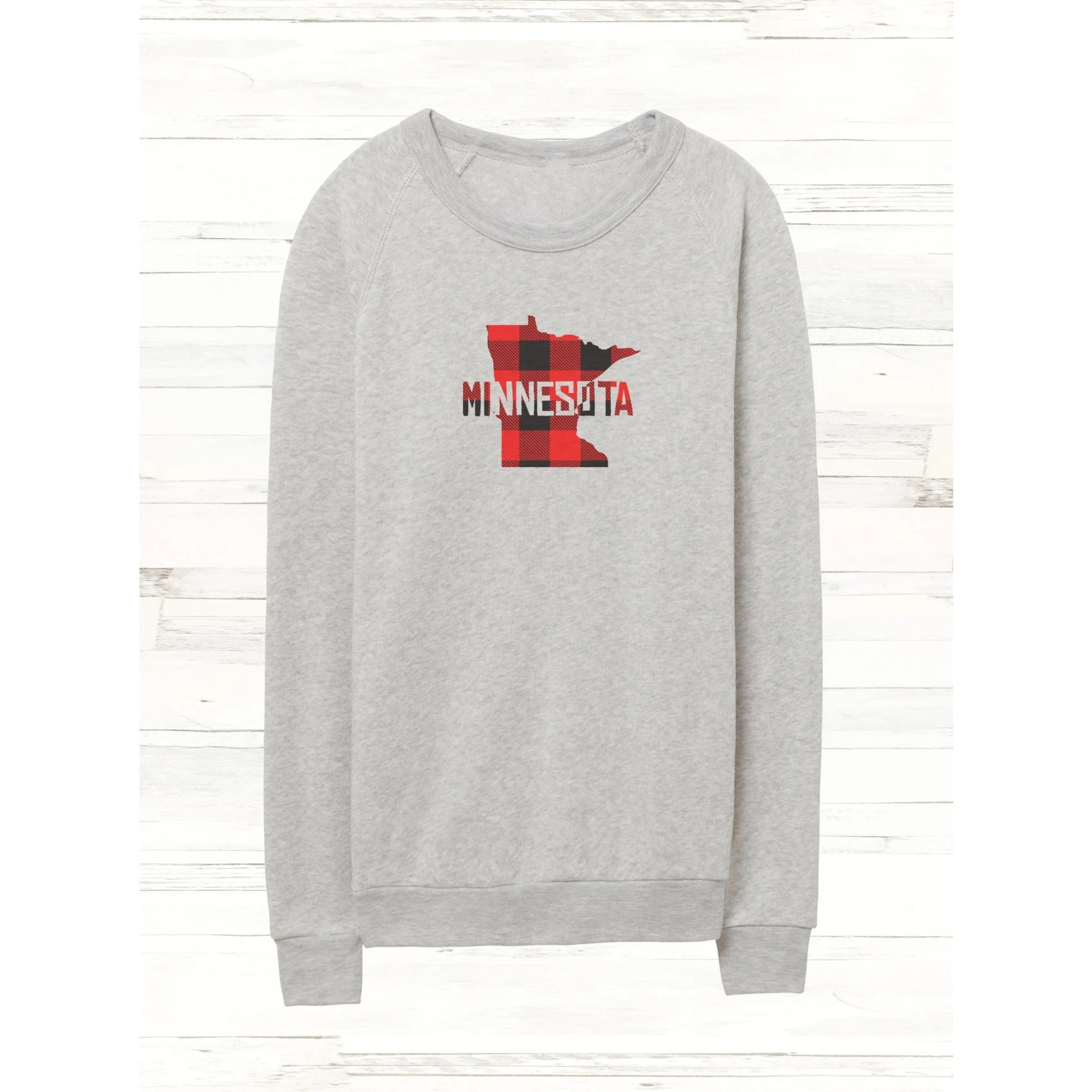 Minnesota Buffalo Plaid Sweater