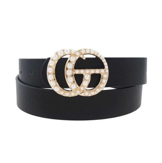 Pearl Letter Belt