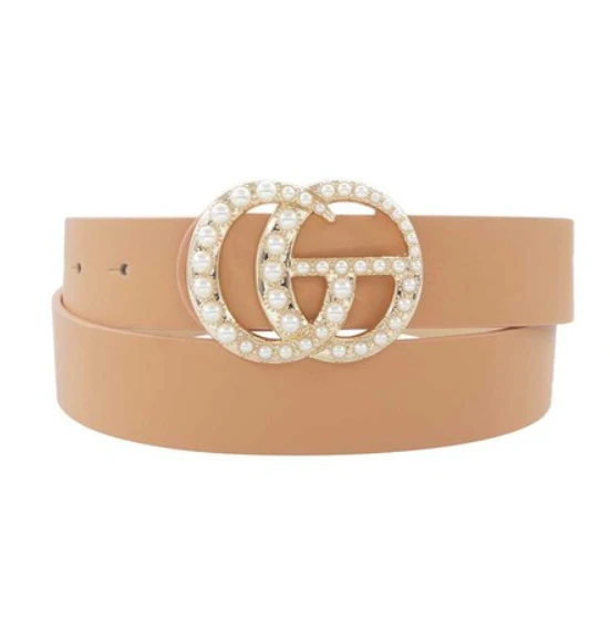 Pearl Letter Belt