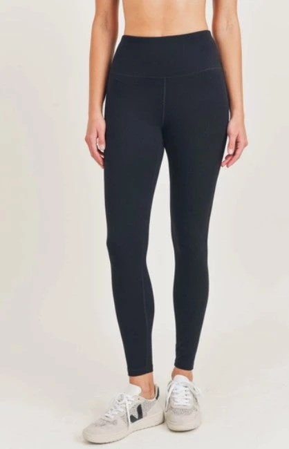Lycra-Blend Leggings - BLK