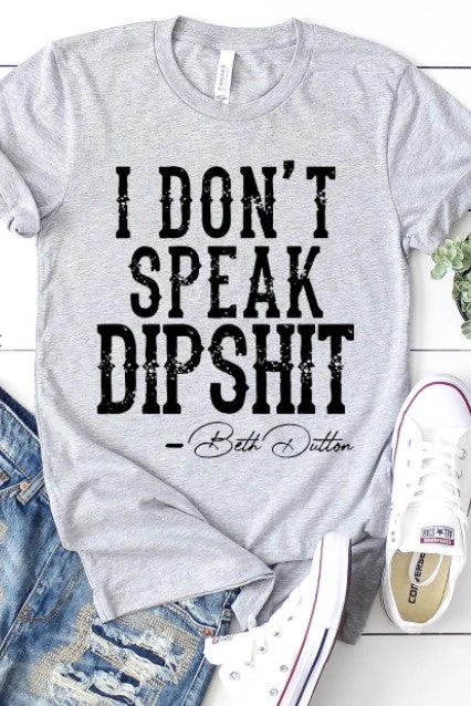 Beth Dutton Graphic Tee-GREY
