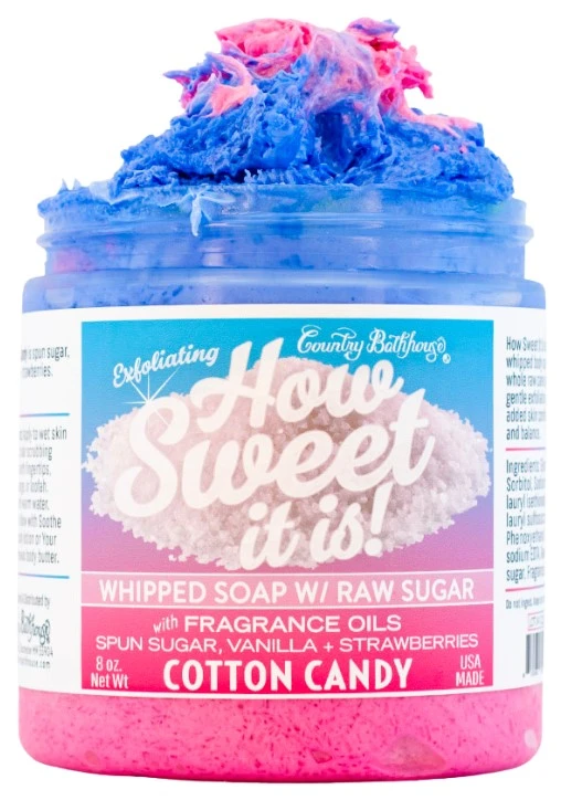 Whipped Soap with Raw Sugar