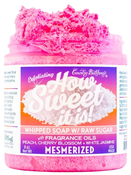 Whipped Soap with Raw Sugar