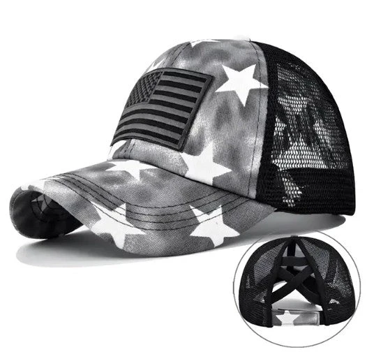 Star Ponytail Cap