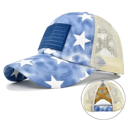 Star Ponytail Cap