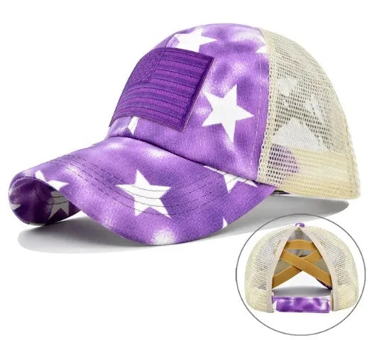 Star Ponytail Cap