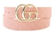 Embossed Buckle Belt