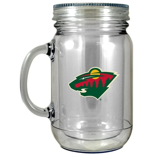 Minnesota Wild Mason Jar