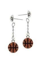 Basketball Earrings