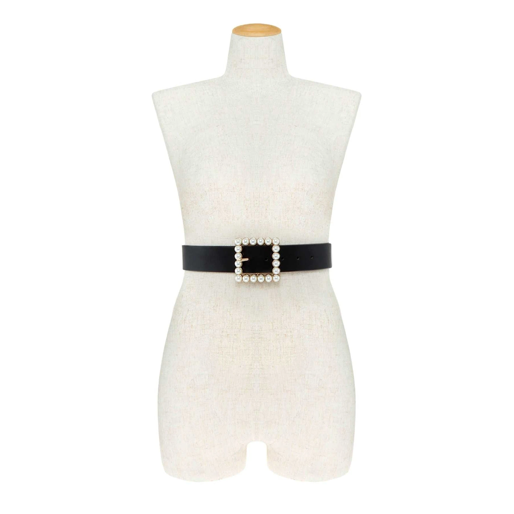 Pearl Square Buckle Belt