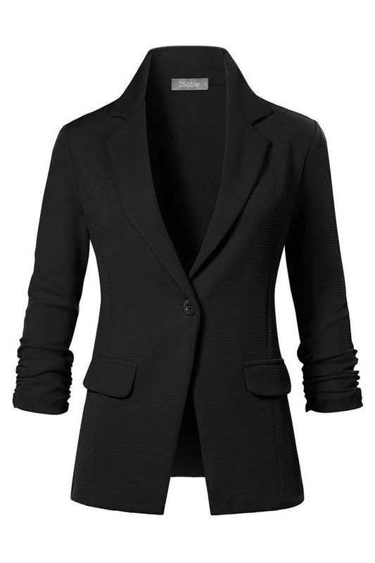 Stay Classy Blazer  - BLACK