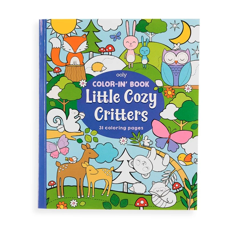 Color-in' Book: Little Cozy Critters