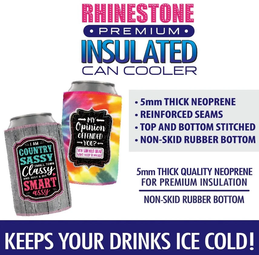 Rhinestone Can Coozie!