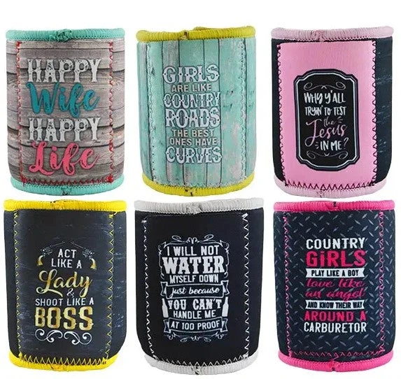 Can Coozie with Card Pocket!