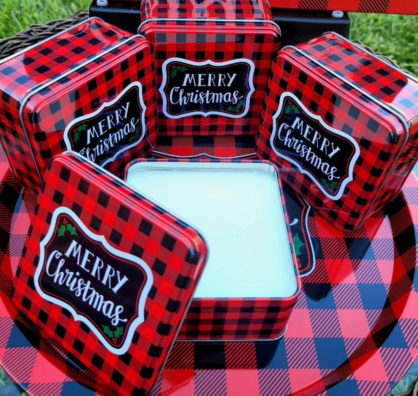 Holiday Tin Soy Wax Candle
