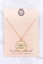 Mama Bear Necklace - Gold