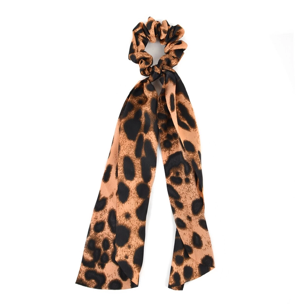 Animial Print Scrunchie Ribbon Hair Tie