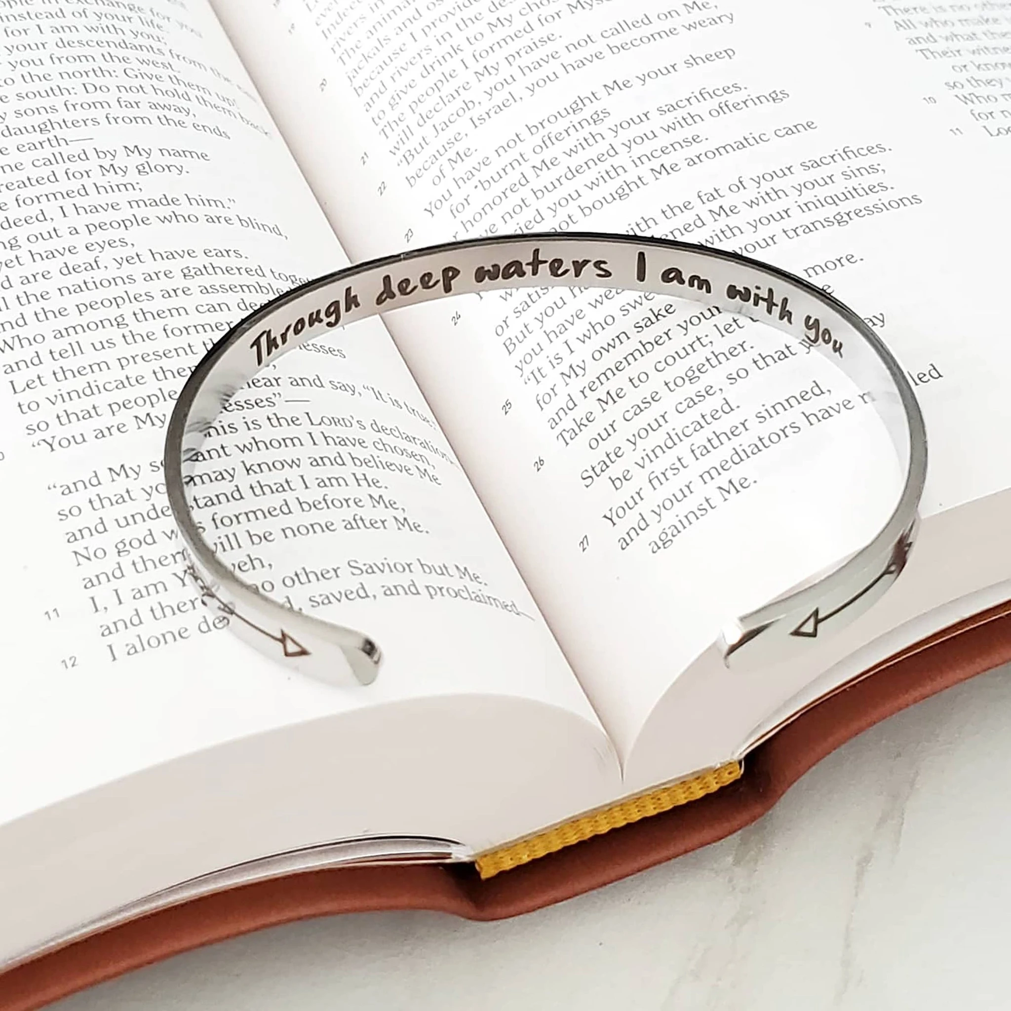 Cuff Bracelet: Through Deep Waters