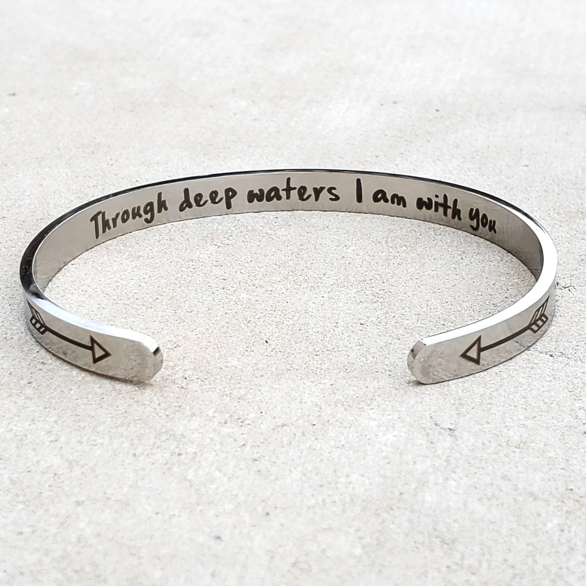 Cuff Bracelet: Through Deep Waters